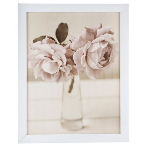 Image of Rose Floral Framed Print 40x50cm