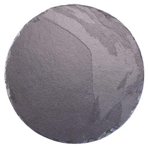 Image of Platters Slate 25 Cm X 25 Cm Placemat / Platter / Cheese Board - Round