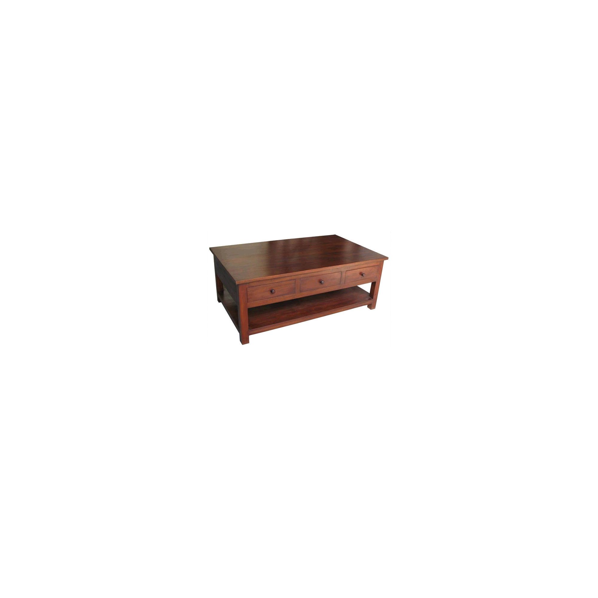 Lock stock and barrel Mahogany Leafield Coffee Table in Mahogany at Tesco Direct