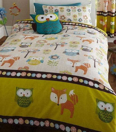 Image of Woodland Creatures Double Duvet