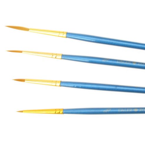 Image of Daler Simply All Purpose Brush Set - 4 Piece Artist Detail Set