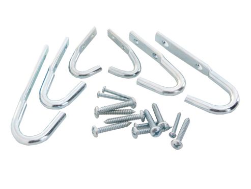 Image of Headbourne St8034d Hooks Galvanised (2xsml 2xmed 2xlge)