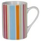Tesco Bright Spot and Stripe Set of 4 Porcelain Mugs
