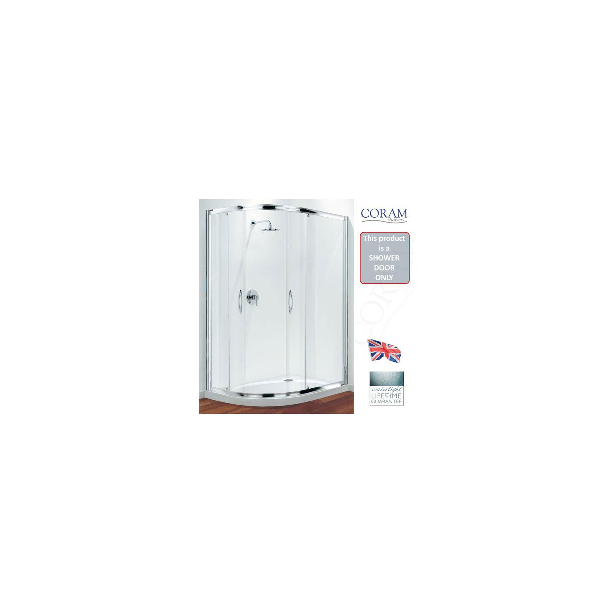 Coram Premier Offset Quadrant Frame and Door Pack Only 1200mm x 900mm at Tesco Direct