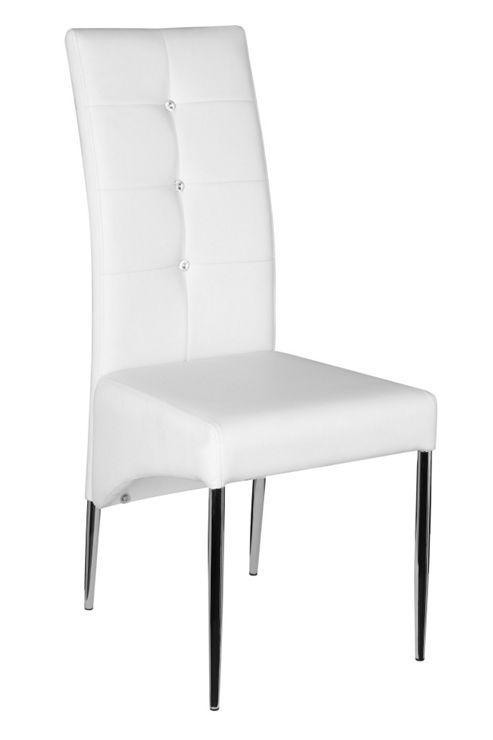 Image of Premier Housewares Dining Chair (set Of 4) - White