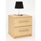 Altruna Washington 2 Drawer Bedside Table - Beech