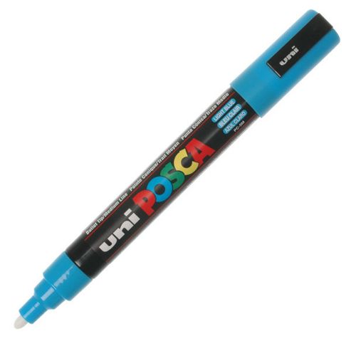 Image of Uni Pc-5m Posca Marker Lt Blue