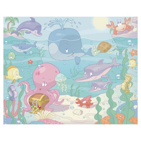 Image of Baby Under The Sea Wallpaper Mural 8ft X 10ft