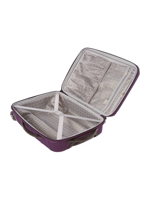 Image of Frameless Pod Purple 2 Wheel Soft Cabin Suitcase