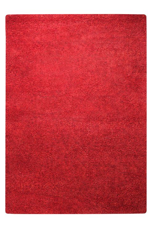 Image of Esprit Spacedyed Red Tufted Rug - 70 Cm X 140 Cm (2 Ft 4 In X 5 Ft)