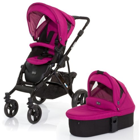 Image of Abc Design Mamba 3 In 1 Pushchair & Carrycot (black/grape)