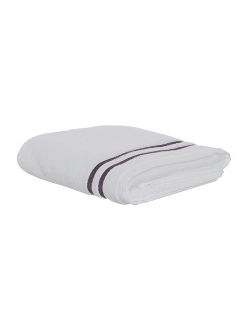 Image of Luxury Hotel Collection Weft Insert Bath Towel Pewter