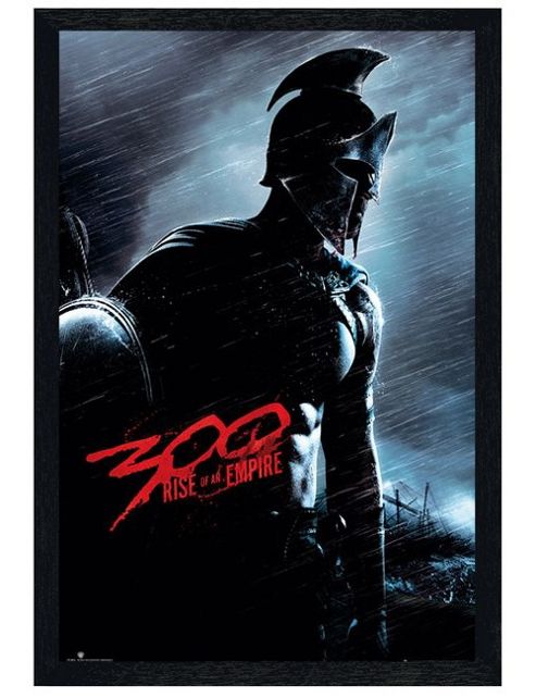 Image of Black Wooden Framed 300 Rise Of An Empire The Persian Army Advances Poster