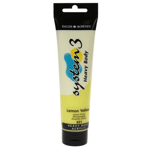 Image of System 3 Heavy Body 150ml Lemon Yellow