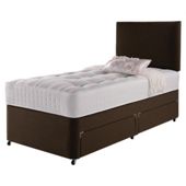 Rest Assured Ortho Non Storage Single  Divan and Headboard Chestnut