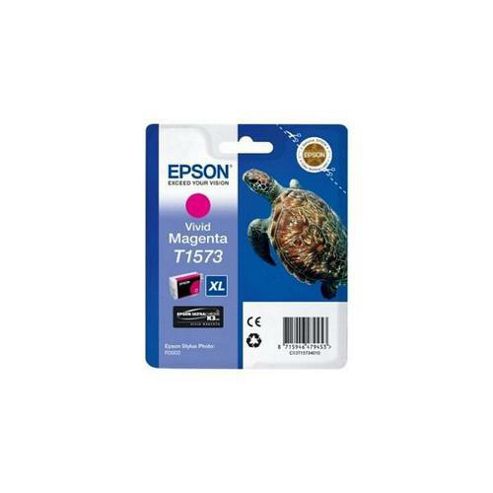 Image of Epson Turtle T1573 Ink Cartridge For Stylus Photo R3000 Printer - Vivid Magenta