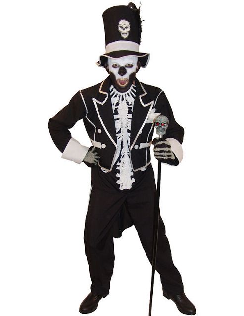 Image of Baron Samedi Halloween Costume Extra Large