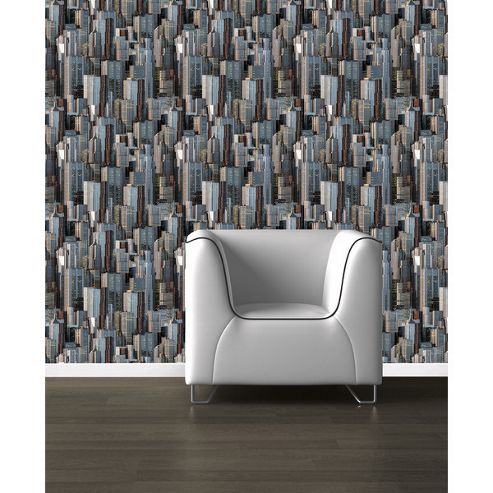 Image of Muriva Gotham Wallpaper