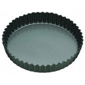 Master Class Non - Stick Fluted Loose Base Quiche Tin Round 25cm KCMCHB33