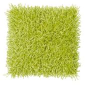 F&F Home Glam Shaggy Cushion Apple