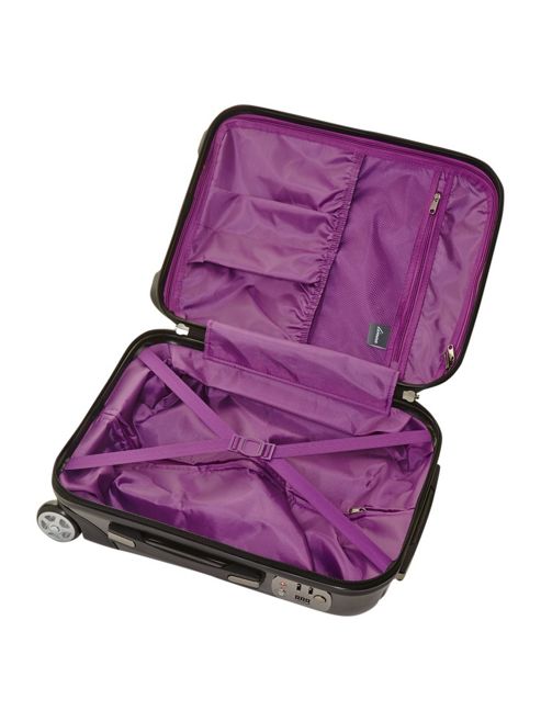 Image of Linea Titanium 2 Dark Grey 50cm 8 Wheel Case In Dark Grey