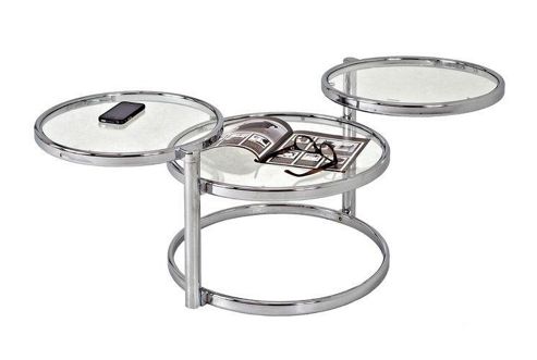Image of Urbane Designs Ottawa End Table / Coffee Table - Chrome