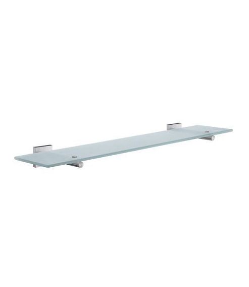 Image of Smedbo House Bathroom Shelf - Brushed Chrome