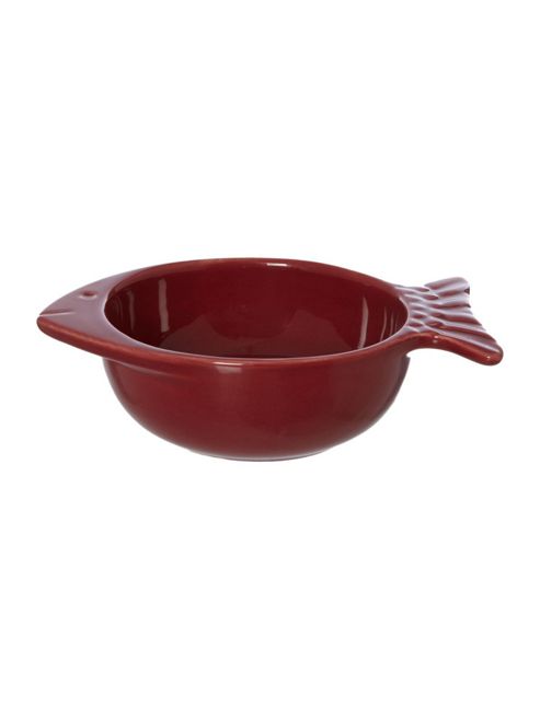 Image of Linea Small Fish Bowl Red