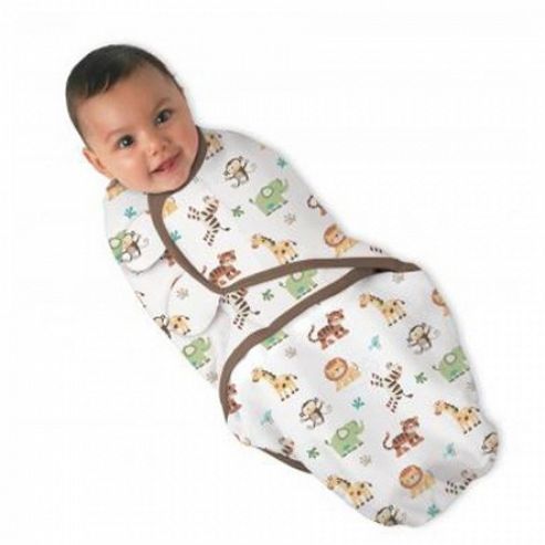 Image of Summer Infant Small Swaddleme Cotton - Jungle Print