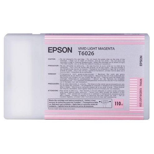 Image of Epson T6026 (110ml) Vivid Light Magenta Ink Cartridge For Stylus Pro 7800/9800