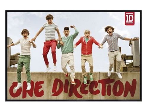 Image of One Direction Gloss Black Framed Gotta Be You! 1d Poster