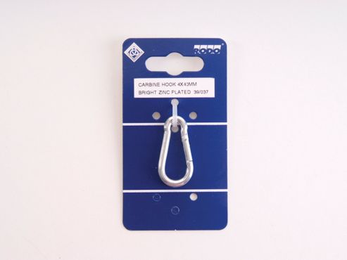 Image of Chain 39-037 Carbine Hook 4x40mm Bright Zinc Plated