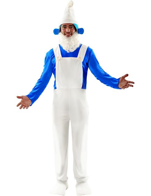 Image of Blue Gnome Fancy Dress Costume Extra Large