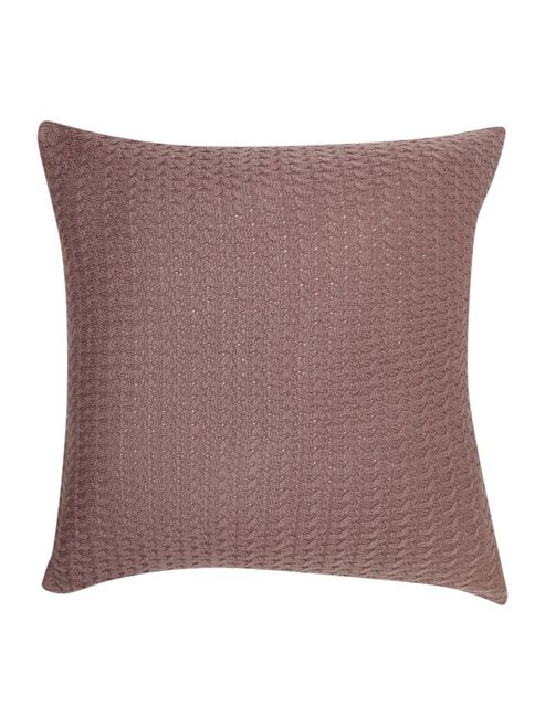 Image of Dickins & Jones Diamond Knit Cushion In Purple