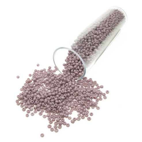 Image of T02/51 Mauve Opaque Seed Beads 35g