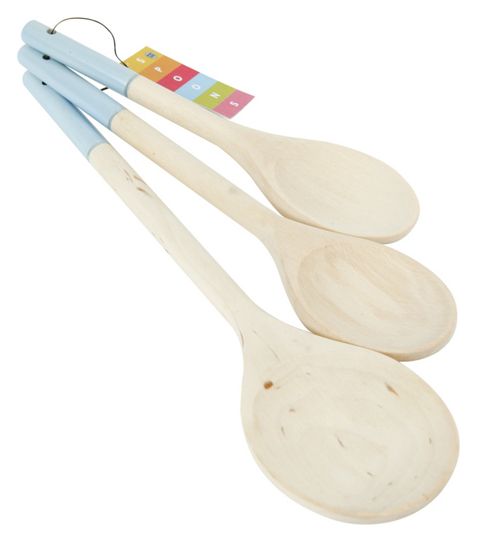 Image of T&g Woodware Ltd 3 Piece Spoon Set - Blue