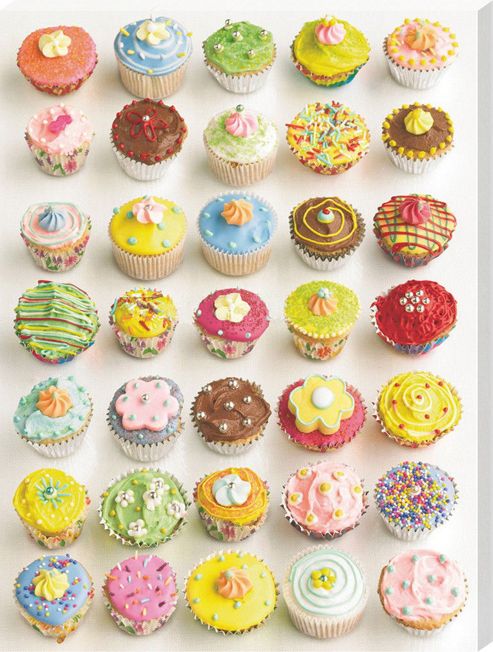 Image of Cup Cakes Canvas Print