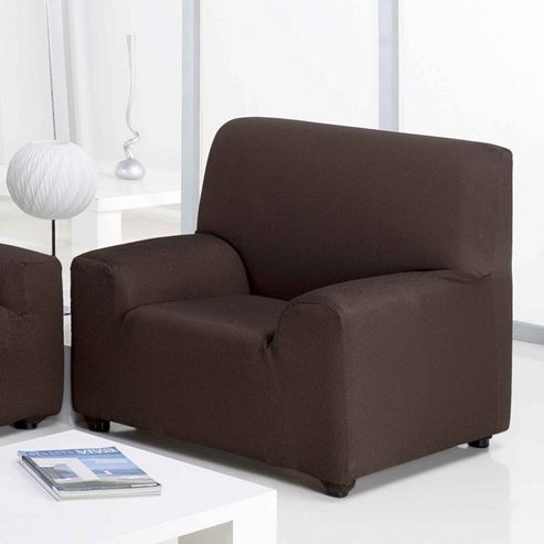 Image of Elainer Home Living Sandra 1 Seater Sofa Cover - Linen