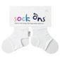 Sock Ons White 6-12 month