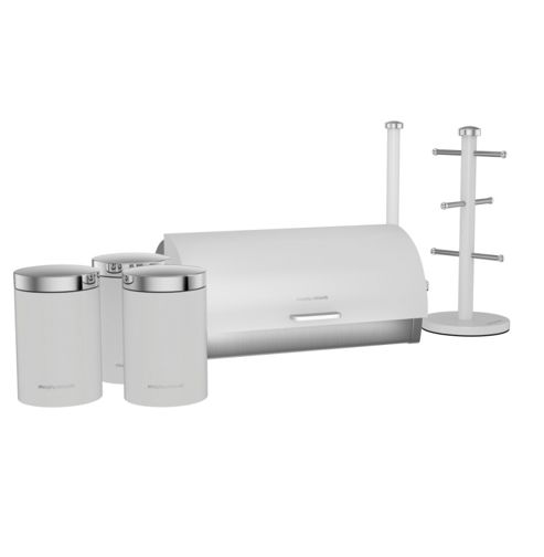 Image of Morphy Richards Accents Storage Set, 6 Piece, White