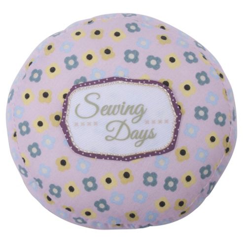Image of Printed Padded Round Pin Cushion