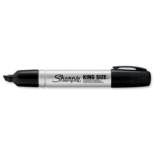 Image of Sharpie Metal Permanent Marker Medium Chisel Tip 6.2mm Line Black Ref S0949820 [pack 12]