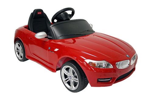 Image of Kids Electric Car Bmw Z4 6 Volt Red Gloss