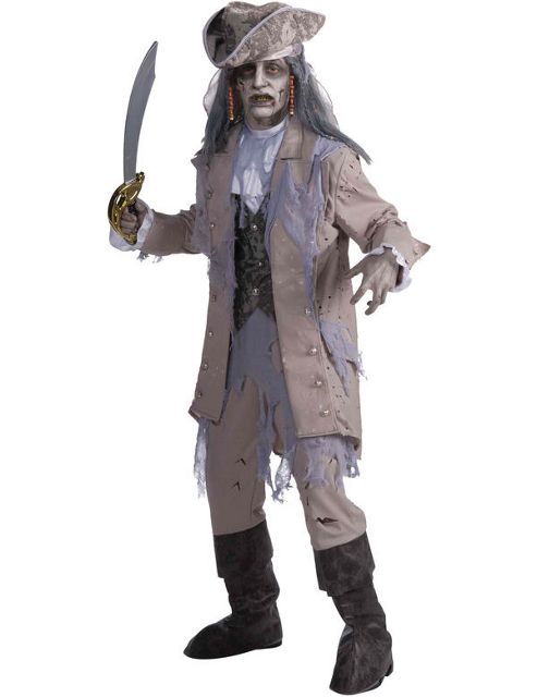Image of Men's Zombie Pirate Costume