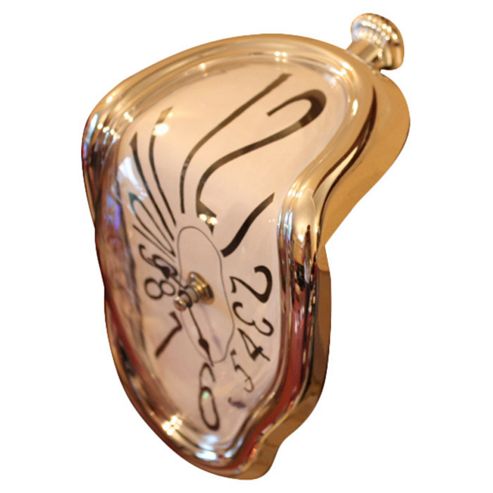 Image of Homemate Dali Melting Clock In Silver