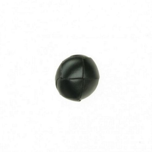 Image of Buttons 25mm - Leather Padded Black