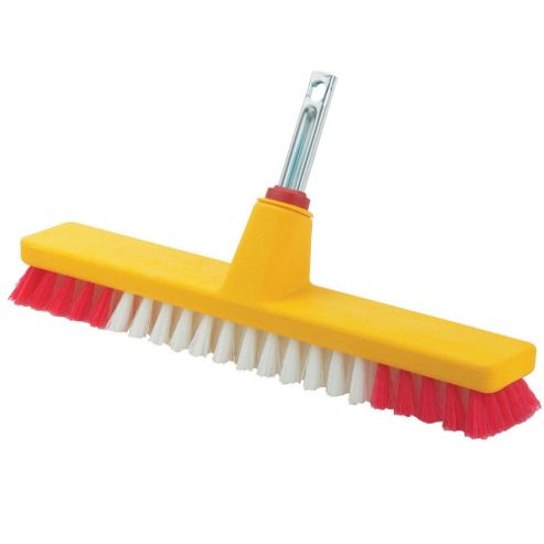 Image of Wolf- Garten Bs40m 37cm Decking / Scrubbing Brush For Use With Multi-change Handles