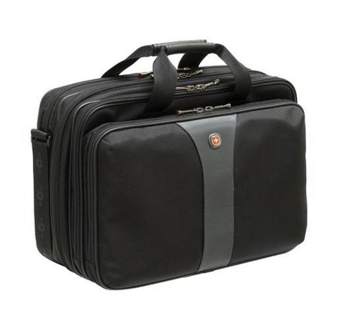 Image of Wenger Swissgear Legacy 17 Inch Double Gusset Top Loading Laptop Case_