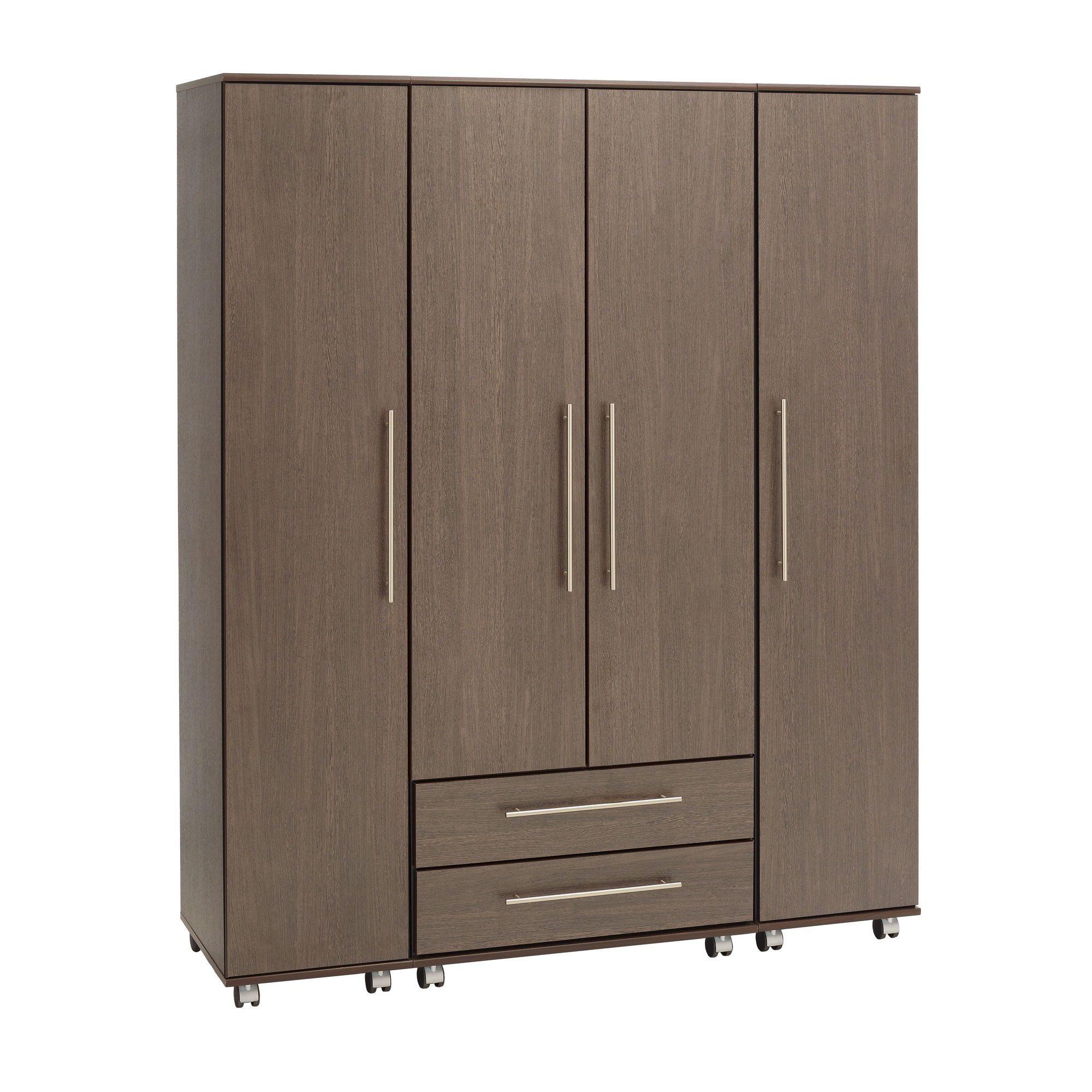 Ideal Furniture New York 2 Drawer Wardrobe - White at Tesco Direct