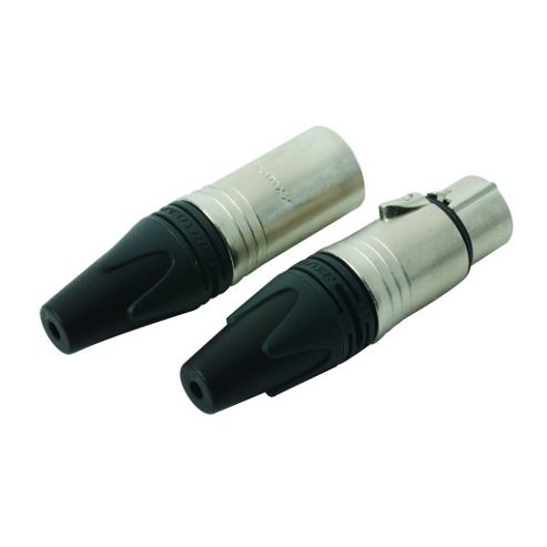 Image of Xlr Male And Female Silver Twin Pack